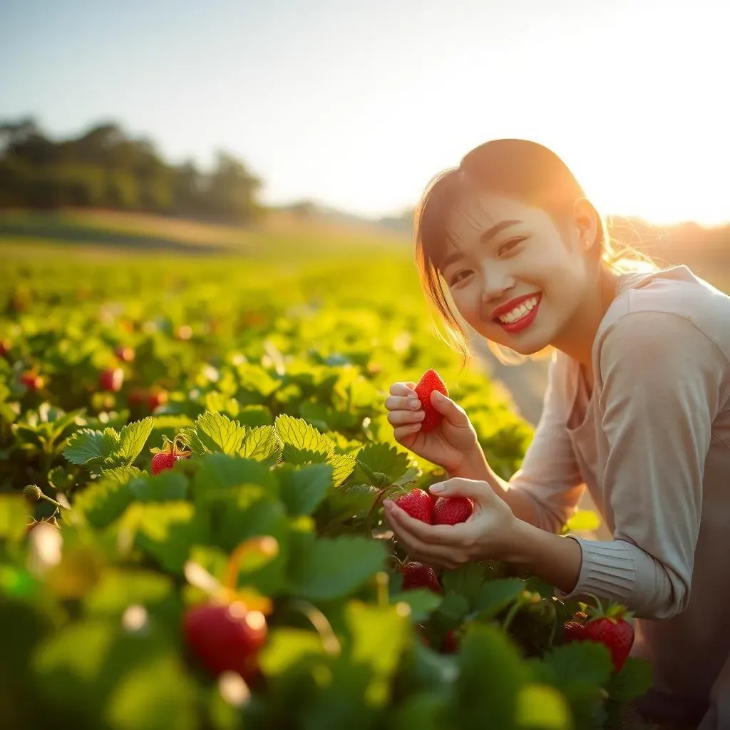 Picking Your Own: The Strawberry Experience at 高知 西島 園芸 団地